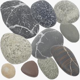 Pebbles Collection V1 3D model